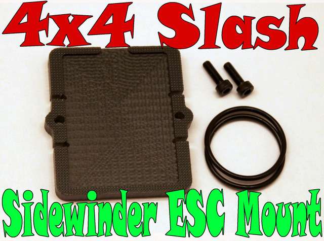 SnappyRC 4x4 Slash Sidewinder ESC Mount
