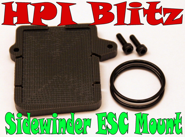 SnappyRC Blitz Sidewinder ESC Mount